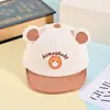 Gorra de pico de pato para bebé de 1 a 3 años, gorra de béisbol de ala suave con bloques de color, sombrero solar unisex para bebés y niños pequeños para uso en exteriores, sombrero para niños