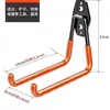 Gancho grande para cano de água, punção fixa, pendurar objetos pesados, escada externa, suporte de metal para pendurar cabos, parede, armazenamento de capacetes
