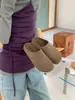 Mules Casuales de Piel Genuina con Suela Gruesa y Punta Cerrada para Mujer, Nuevas Sandalias Mula Estilo Birkenstock Japonés Vintage para Primavera y Otoño