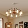 Lustre Nuvem Estilo Francês Novo Sala de Estar Medieval Antiga Lâmpada de Sala de Jantar Estilo Americano Vintage Lâmpadas de Quarto de Estudo Estilo Medieval Antigo