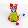 Nuevo gorro navideño de papel decorativo para niños de jardín de infantes, suministros para fiestas navideñas, gorro de papel hecho a mano.