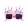 Gafas de Feliz Cumpleaños Multicolor Xiaohongshu Vela Happybirthday Letras de Fiesta Creativas Sin Lentes