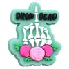 Cuentas para bolígrafo de PVC de Halloween, cuentas de calavera de dibujos animados, cuentas de hilo, cuentas centrales de fantasma lindas