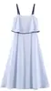 Vestido Slip Midi Patchwork Gola Reta Casual Fashion Temperamento Venda Quente AliExpress Roupas Femininas Europeias e Americanas Transfronteiriças