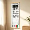 Cuadro visual logarítmico con marco de madera maciza, resistente al agua y al desgarro, para pared, con palabras clave estándar internacionales, para el hogar y niños.