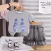 Conjunto de Roupa de Verão para Bebê Menino Estiloso Colete Falso Conjunto de Shorts de Manga Curta Roupas Frescas de Verão para Crianças Estilo de Verão para Menino
