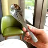 Cuchara de sopa con textura martillada de acero inoxidable de alta calidad para uso doméstico, cuchara de comedor para niños, cuchara para adultos, cuchara de sopa pequeña engrosada para uso comercial