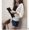 Manga Lanterna Primavera Feminina Xale Casaco Gelo Seda Exterior Vestir Estilo Coreano Solto Protetor Solar Roupas Ar-condicionado Camisa Malha Fina Cardigan
