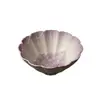 Cortina de Cuentas Púrpura Degradado Pintada a Mano Borde de Flor de Cerámica Rosa Taza Maestra, Taza de Té para Dama de Alto Valor Estético, Juego de Té Kung Fu