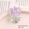 Accesorios de Resina DIY de Dibujos Animados Accesorios Destello Fino Flor de María Pegamento de Crema Pasador Hecho a Mano Funda de Teléfono Móvil Hebilla de Zapato Accesorios