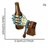 Patch Bordado Turquesa Boêmio Decoração Xadrez de Cowboy Ocidental Patch de Emblema Bordado para Roupa Bolsa
