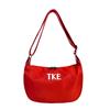 Bolso Cruzado de Nailon con Estampado de Letras para Mujer, Bolso Tote de Gran Capacidad para Viajes Diarios, Bolso de Hombro, Bolso Dumpling, Nuevo Estilo con Forma de Dumpling