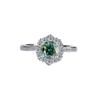 Anillo de diamantes río estrella de moissanita de plata S925 para mujer, chapado en platino, matrimonio, princesa, puede si anillo de diamantes estrella al por mayor