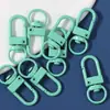 Variedad de metal de color opcional pintura abierta cierre de langosta anillo llavero colgante hecho a mano accesorios de joyería DIY