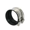 Braçadeira tipo aço inoxidável para conjunto de feixe de tubos braçadeira flexível DN50-200 ranhura para tubo de ferro fundido rápido