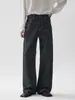 Nuevos jeans rectos de estilo 'old money' de corte holgado para otoño para hombre, jeans de pierna ancha casuales de moda para el día a día para hombre