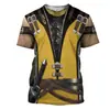 Verano 2023 nuevo venta directa de fábrica transfronteriza impresión digital 3D para hombre logo de coche camiseta de secado rápido para motocicleta de carreras