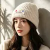Nuevo Sombrero de Lana Pequeño Fresco Versátil Estilo Coreano Otoño e Invierno Moda Protección para los Oídos Dopamina Cubrecabezas Cálido para Exteriores Sombrero de Punto
