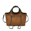 Bolso Tote Sencillo Transfronterizo para Viajes Diarios de Mujer Otoño 2025 Nuevo Bolso Cruzado de Hombro con Cadena Acolchado de Alta Calidad