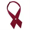 Gravata Borboleta JK Cross Vermelho Vinho Uniforme Escolar Gravata Borboleta Flor de Colarinho Estilo Coreano Camisa Masculina e Feminina Gravata