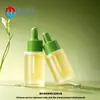 Botella dispensadora de 30 ml para cosméticos, botella de aceite esencial, botella dispensadora de líquido de vidrio de fondo grueso, botella gotero para aceite esencial