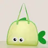Bolsa de praia, bolsa de armazenamento de viagem em malha, necessaire de malha, bolsa de praia, bolsa de armazenamento de brinquedos para crianças, bolsa de maquiagem para natação, necessaire