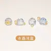 Botões de Cristal Coloridos Facetados, Contas Redondas, Botões Pequenos, Acessórios de Decoração para Roupas, Camisas Novo Estilo Chinês, Botões de Cheongsam da Dinastia Han