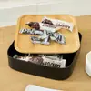 Plato de Frutas Simple Estilo Japonés Sala de Estar Hogar Plato para Snacks Nuevo Estilo Plato para Frutos Secos Caja de Almacenamiento Bandeja de Almacenamiento de Escritorio