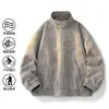 Item Popular, Múltiplas Imagens, Recomendação Principal, Jaqueta de Couro, Novo Casaco da Moda Outonal Estiloso, Versão Larga Estilo Hong Kong