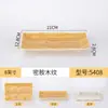 Vajilla de Melamina Plato con Veta de Madera Plato para Fondue Plato para Barbacoa Restaurante Plato para Platos Fríos Plato de Plástico Rectangular Plato Japonés para Barbacoa