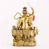 Latón Nueve Cielos Diosa Xuanmu Adorno de Cobre Emperatriz de los Nueve Cielos Diosa Xuanmu de los Nueve Cielos Reina Celestial Diosa Guerrera Femenina Decoración para el Hogar Sala de Estar