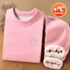 Conjunto de Ropa Interior Térmica para Niños, Pijama Grueso y Cálido para Niños, Ropa para el Hogar para Niñas y Niños