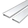 Luz lineal de montaje superficial en forma de U canaleta para luz lineal instalación empotrada oculta tira de luz LED canaleta de aluminio perfil de aluminio carcasa