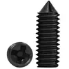 Acero Inoxidable 304 Zinc Negro Punta de Cruz Tornillo para Máquina Arrocero Negro Tornillo de Fijación Tornillo de Posicionamiento M2M2.5M3M4