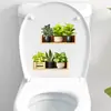 Nuevo Soporte para Planta en Maceta de Planta Verde Simulada Fun-M575 Decoración de Baño Pegatinas Embellecedoras Comercio Exterior Wholesale Autoadhesivo