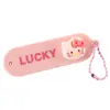 Peine Plegable de Gatito Lindo de Dibujos Animados Rosa para Flequillo Suave Peine Portátil para Desenredar el Cabello