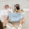 Bolsa de Cosméticos Popular de Amazon, Terciopelo Velvet Bolsa de Almacenamiento de Cosméticos de Gran Capacidad, Bolsa Portátil para Viaje, Se Puede Personalizar