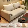 Sofá de tela para uso doméstico en sala de estar y dormitorio, sofá perezoso para apartamentos pequeños y casas de alquiler, sofá cama recto moderno individual o doble