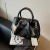 Bolsa de Ombro Plissada Estilo Francês Nuvem Mais Vendida Transfronteiriça para Mulheres, Nova Moda Verão 2026 Bolsa de Mão e Bolsa Transversal em Couro Macio