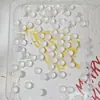 Piezas Faciales de Anillo de Vidrio al por Mayor, Materiales para Incrustar de Pasadores y Adornos para el Cabello Hechos a Mano para DIY, Componentes para Hacer Accesorios Hanfu de Estilo Antiguo