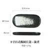 Atacado de fábrica placa de sushi de pedra cerâmica japonesa oval longa placa de churrasco bandeja simples placa de sobremesa atacado