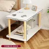 Alternativa a la mesa de noche: Mesa de noche moderna simple, Estante de almacenamiento pequeño, Mesa pequeña de pie, Madera maciza, Color de madera natural simple