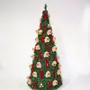 Árvore de Natal dobrável e extensível para chão, nova árvore de Natal de pelúcia, enfeites de decoração de Natal, vendas diretas da fábrica
