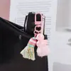Comercio Exterior Colgante de Hilo de Algodón con Borla Tejida Accesorios para Joyería Hechos a Mano DIY Colgante de Llavero con Borla de Pato Decoración