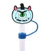 Serie Divertida Creativa de Calabazas Goma Suave PVC Tapa para Popote a Prueba de Polvo DIY Tapa Decorativa para Popote de Fiesta en stock