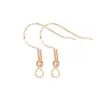 Ganchos para Orejas de Plata de Ley 925, Pendientes, Accesorios para Ganchos de Orejas, Colgantes para Orejas, Pendientes Dorados Hechos a Mano DIY, Accesorios para Joyería Semi-terminados al por Mayor