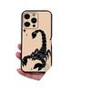 Adecuado para iPhone 15, carcasa de teléfono con diseño de escorpión oscuro y aguijón de comercio exterior.