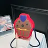 Bolsa Cruzada Mini Linda de Hombro Único Cartoon Colorida Personalizada Bloques de Color 2026 Nueva Tendencia Ins para Niñas