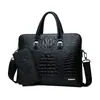 Bolsa para Hombre Gran Capacidad Nueva de Negocios Patrón de Cocodrilo Bolso de Mano Bolso Maletín de Hombro Computadora Regalo Hombres Al por Mayor