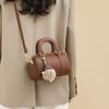 Bolso Viney 2026 Nuevo Verano Cuero Genuino Bolso Cruzado tipo Almohada Bolso de Hombro Mini Boston para Mujer